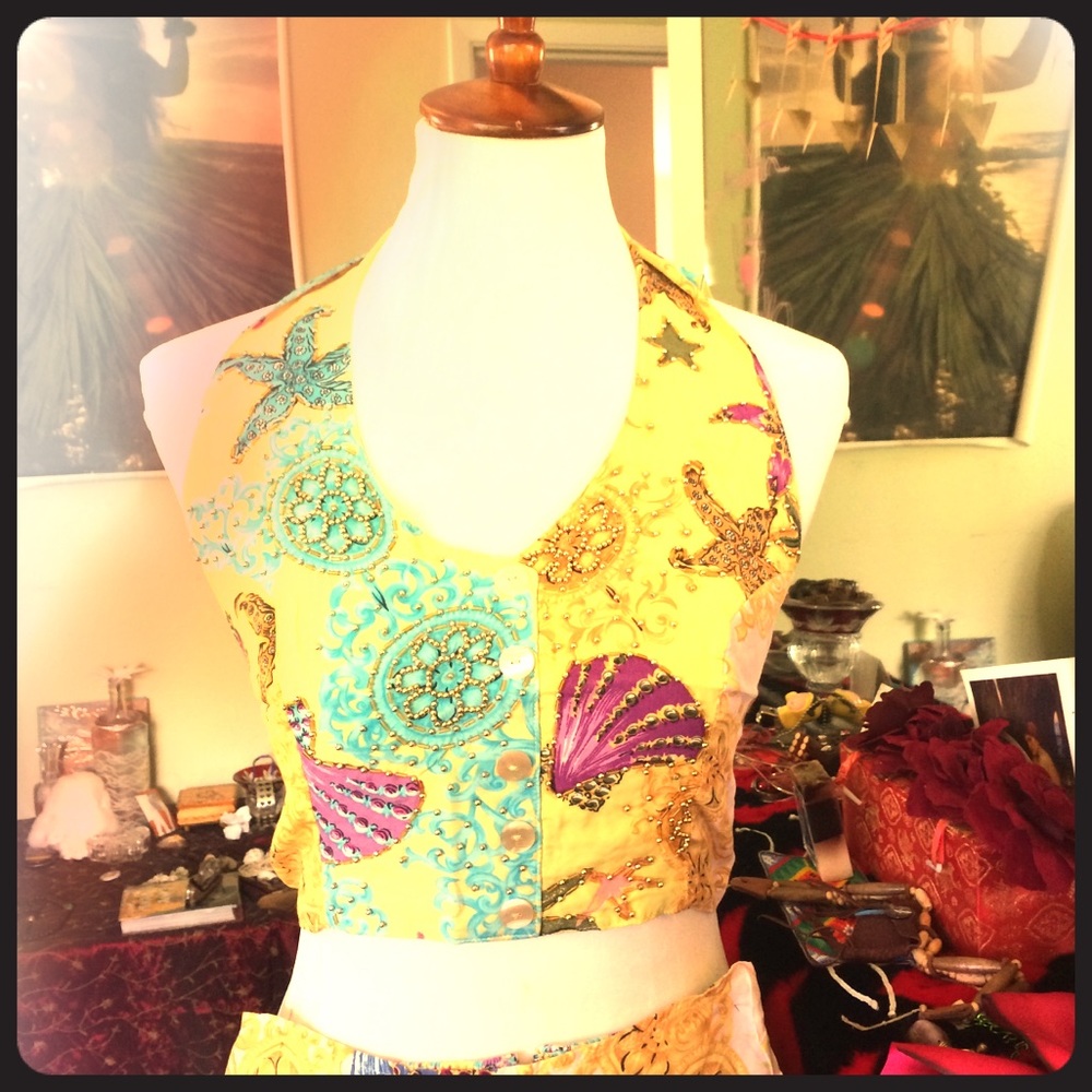 🌹 🐚Vintage“Mermaid Fashion” Ensemble🧜‍♀️🌺 {small}